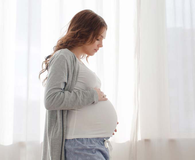 Schwangerschaft Frau Bauch Bluthochdruck