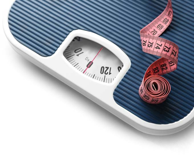 Waage Übergewicht Massband BMI