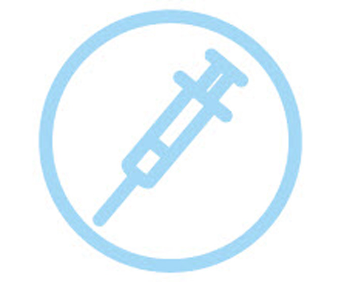 Symbol Injektion Erektile Dysfunktion Männergesundheit