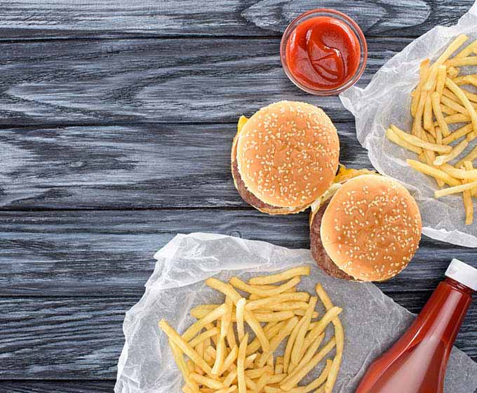 Osteoporose Ernährung Burger Fast Food